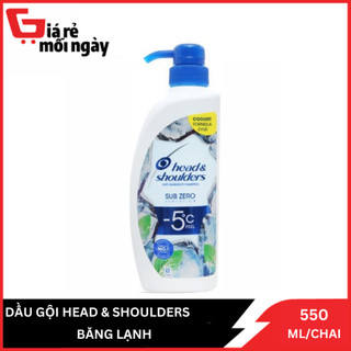 Dầu gội head & shoulders Anti-Dandruff Sub Zero Băng lạnh 550ml