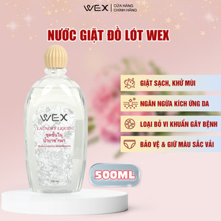 Nước Giặt Đồ Lót Chuyên Dụng WEX 500ML An Toàn Lành Tính, Nước Giặt Đồ Lót Chiết Xuất Thiên Nhiên Và Kháng Khuẩn Dịu Nhẹ