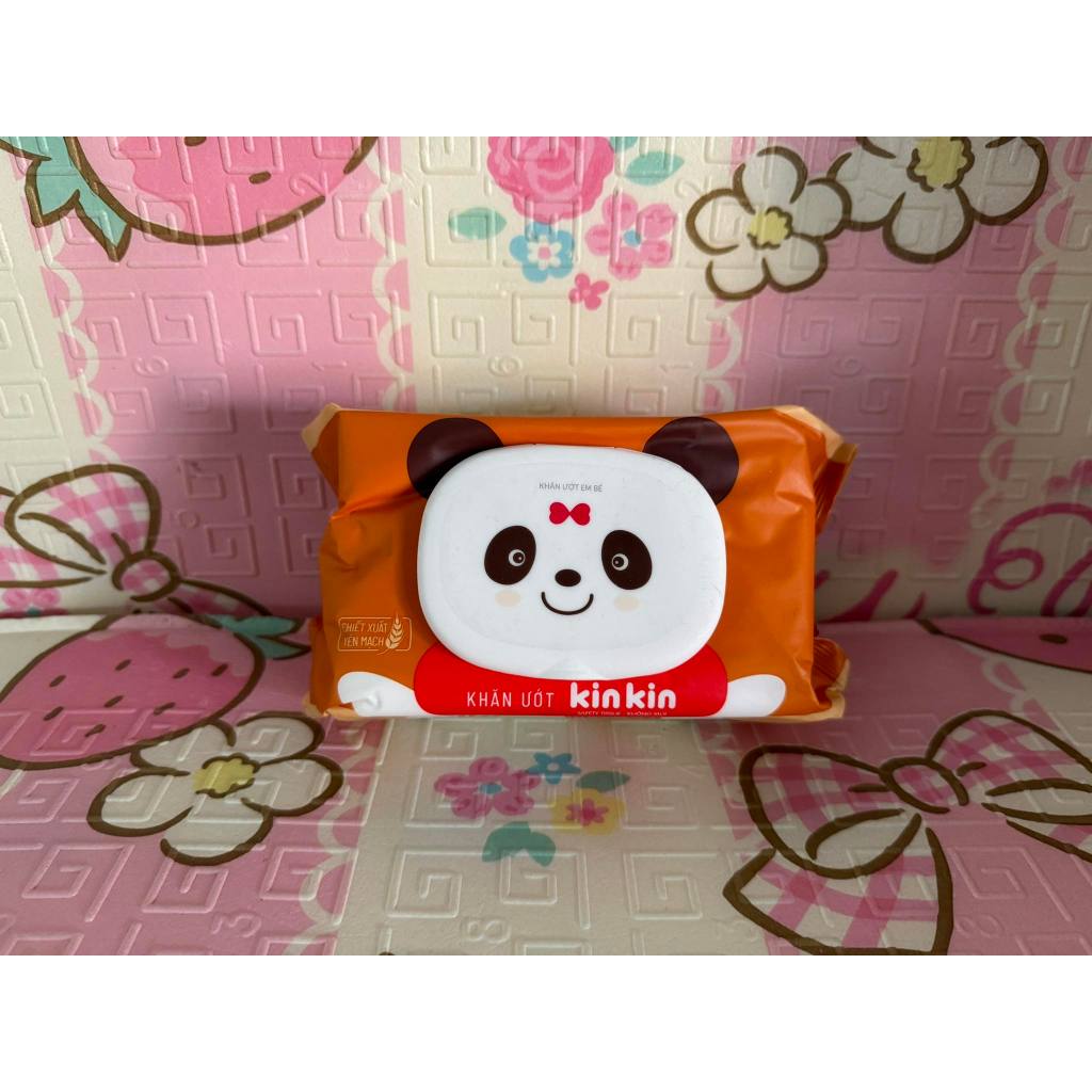 [SP Mới của MAMAMY) Khăn giấy ướt Kinkin mẫu mới 100 tờ không mùi K quà