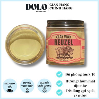  Sáp vuốt tóc Reuzel Clay Weilaiya  chai lọ thuỷ tinh siêu giữ nếp bản cao cấp 