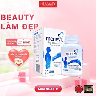 Bayer menevit tăng chất lượng tinh trùng 90 viên ht beauty