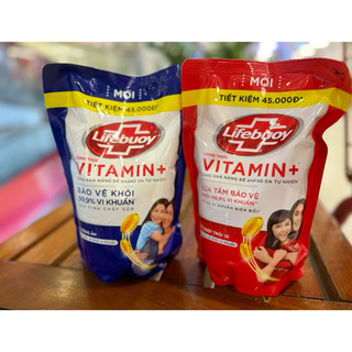 Sữa Tắm Lifebuoy Sạch Khuẩn Bảo Vệ Khỏi 99.9% Vi Khuẩn Chứa Ion Bạc+ Hỗ Trợ Cùng Đề Kháng Da Tự Nhiên