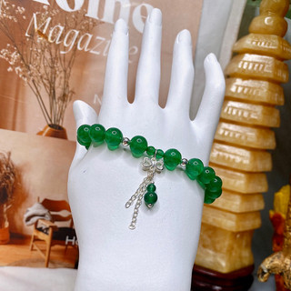 Giá sỉ - Vòng thạch anh mix charm bạc s925, vòng tay đá phong thuỷ hợp mệnh mộc và mệnh hoả