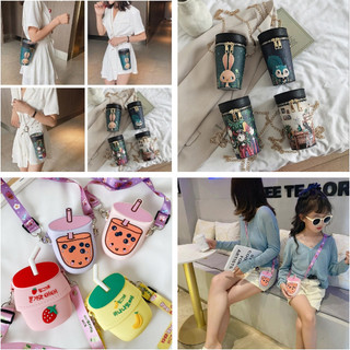 [FREESHIP] TÚI SILICONE - TÚI DA PU HÌNH LY TRÀ SỮA 2024 (HOT)