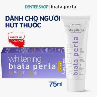 Kem đánh răng cho người hút thuốc Perla Smokers, xuất xứ Ba Lan