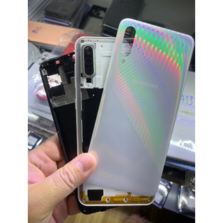 Bộ xương, vỏ, lưng điên thoại zin samsung A30s gồm Lưng, xương, sườn, phím bấm và kính camera, khay sim