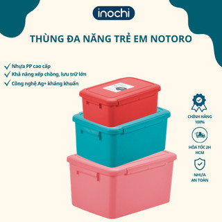Thùng đa năng trẻ em Notoro 10l 18l 30l tiện lợi inochi chống ẩm mốc, an toàn cho bé, thùng đựng đồ chơi