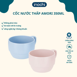 Cốc nước thấp Amori 350ml CHỊU NHIỆT ĐỘ CAO, không bể. GIAO MÀU NGẪU NHIÊN