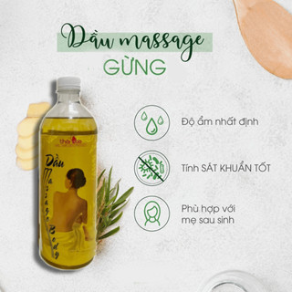 1 lít dầu massage body dưỡng da từ thiên nhiên thái bảo đầy đủ mùi hương