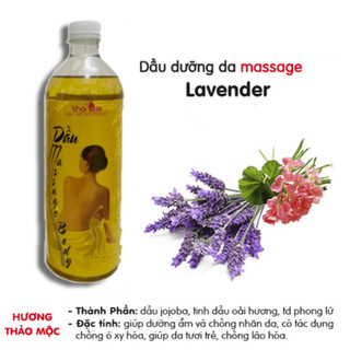 1 lít dầu massage body dưỡng da từ thiên nhiên thái bảo đầy đủ mùi hương