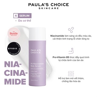 Tinh chất hỗ trợ làm sáng và phục hồi da cơ thể Paula’s Choice 5% Niacinamide Body Serum 118ml 5810.1
