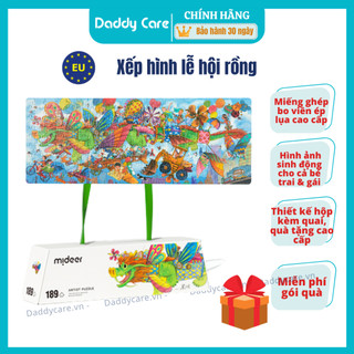 Đồ chơi xếp hình rồng Mideer The magical dragon rescue mission, đồ chơi giáo dục cho bé
