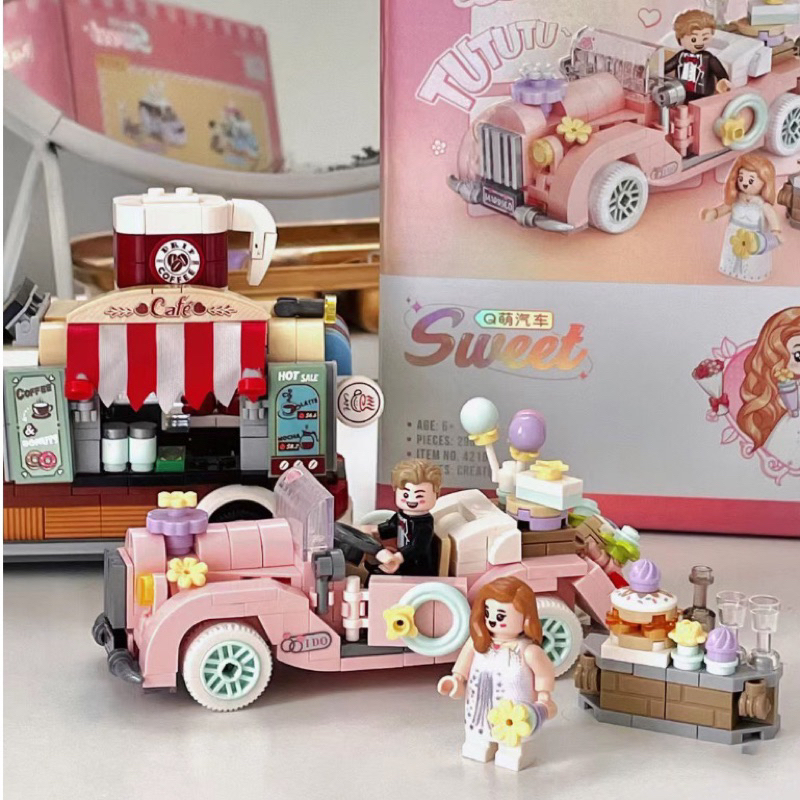 Bộ lắp ráp mô hình xe ngộ nghĩnh 4207-4210