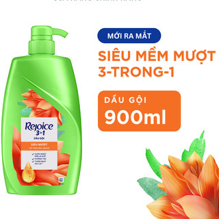 Dầu gội siêu mềm mượt 48 giờ Rejoice Rich Smooth 900ml