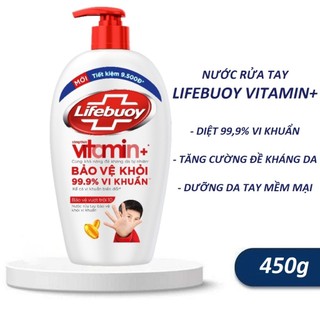 Nước rửa tay Lifebuoy bảo vệ vượt trội 10 450g
