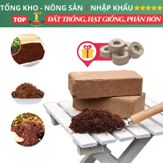  Đất trồng cây hữu cơ giàu chất dinh dưỡng viên nén mụn xơ dừa cải tạo đất tơi xốp tốt cho cây trồng hạt giống 