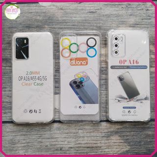 Ốp lưng Oppo A16 dẻo trong, chống sốc bảo vệ cam cao cấp, bền đẹp