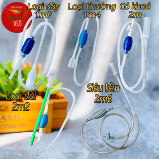 Dây hút cặn hồ cá -Bơm tay thay nước bể cá nhỏ
