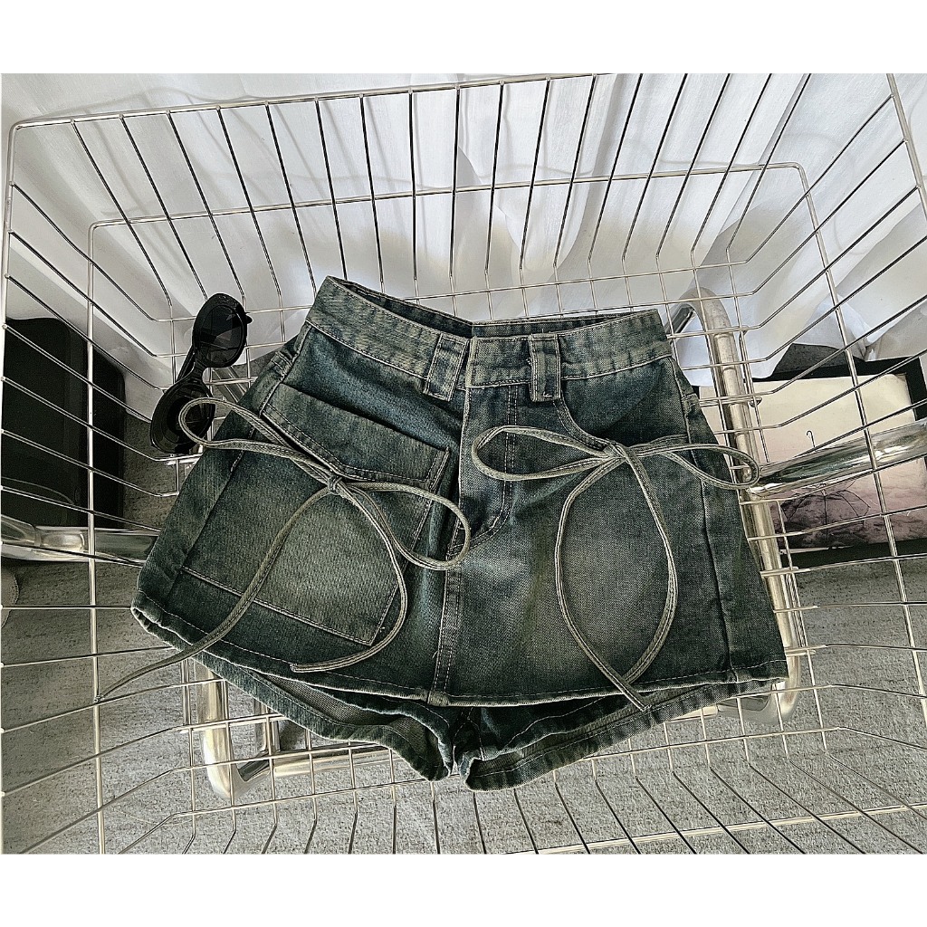 Quần Váy Jean Nữ Bigsize 40–85kg Dáng Chữ A Cạp Cao Thắt Nơ Giả Váy Che Đùi MS2035 – 2KJeans | BigBuy360 - bigbuy360.vn