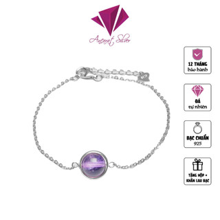 ANCARAT - Lắc tay bạc ngũ hành 1 hạt thạch anh tóc