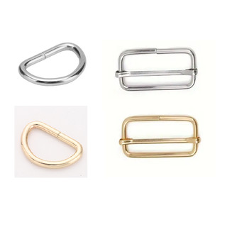 Set 1 chiếc Khoen D, Tăng giảm kim loại Phụ kiện túi xách, balo, bag