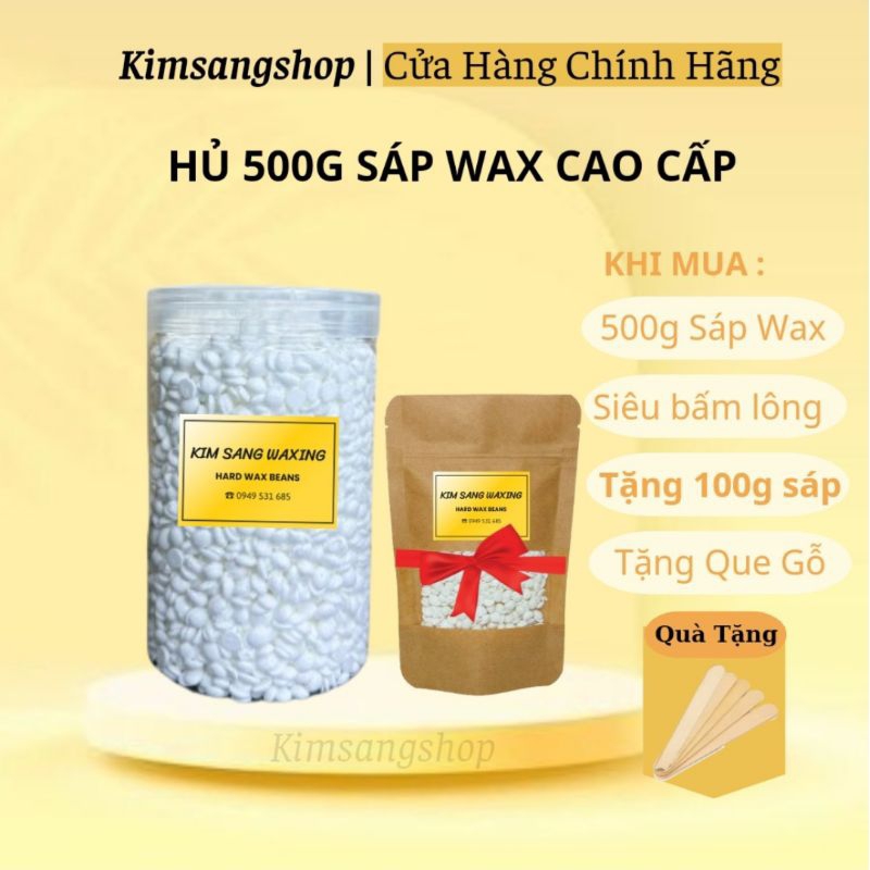 [500gr] SÁP DỪA & SÁP TRONG CAO CẤP, SIÊU BÁM LÔNG, WAX TAY CHÂN NÁCH BI RÂU RIA MÉP
