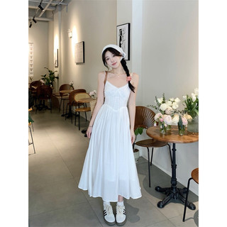 [ HÀNG ORDER ] Váy 2 Dây Dáng Dài Thắt Nơ Xinh Cho Nữ - TTNU190