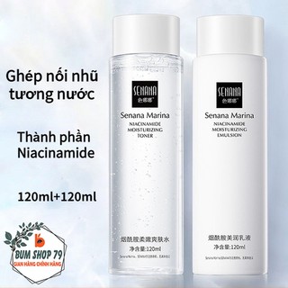 Toner Cấp Ẩm Senana 120ml Dưỡng Ẩm Làm Sáng Da, Toner Phục Hồi Da Nước Hoa Hồng Làm Dịu Se Khít Lỗ Chân Lông Kiềm Dầu