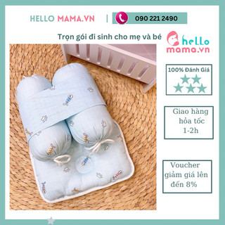 Bộ gối lõm gối chặn cho bé sơ sinh-Hellomama