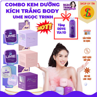 Kem body trắng da UME Ngọc Trinh, Kem Ủ Trắng và Tẩy Tế Bào Chết Chính Hãng, Giúp Trắng Da Toàn Thân