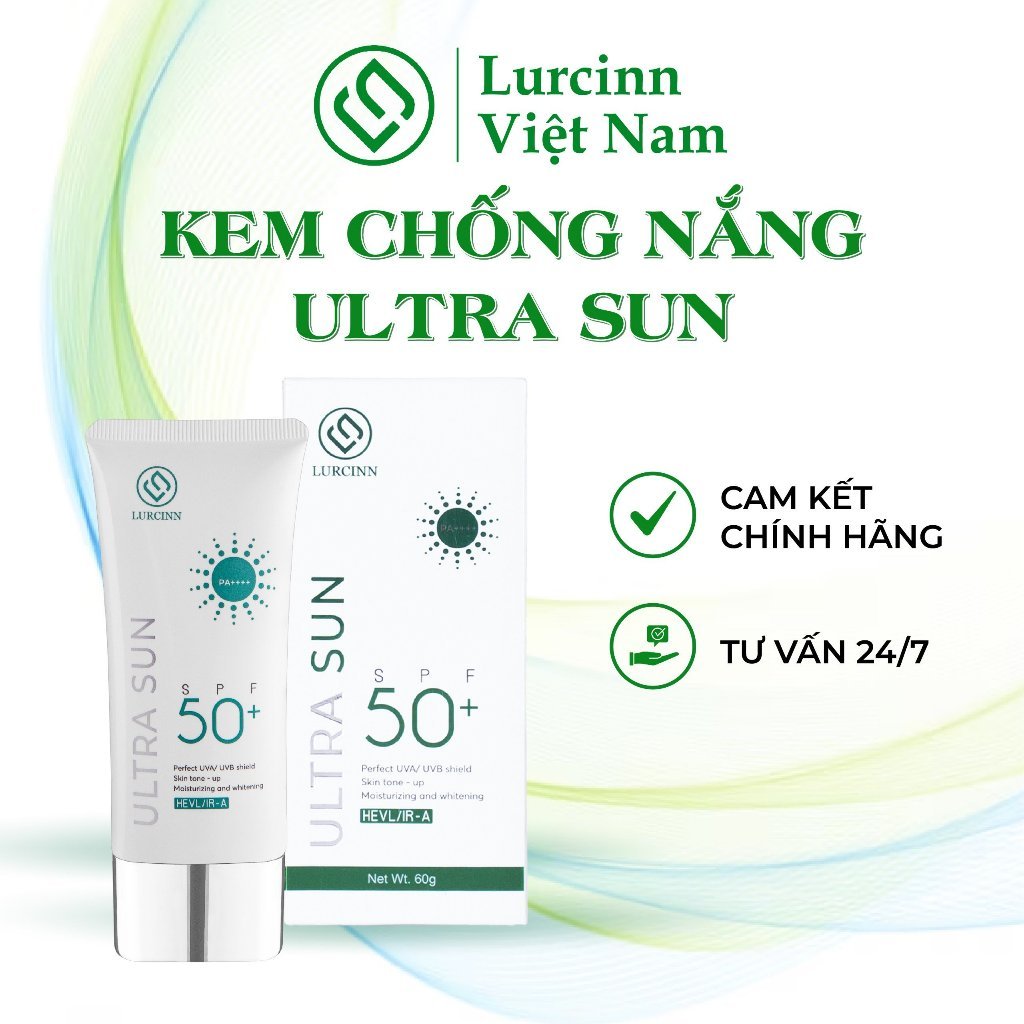 Kem Chống Nắng Vật Lý Lurcinn Ultrasun SPF 50+ 60g