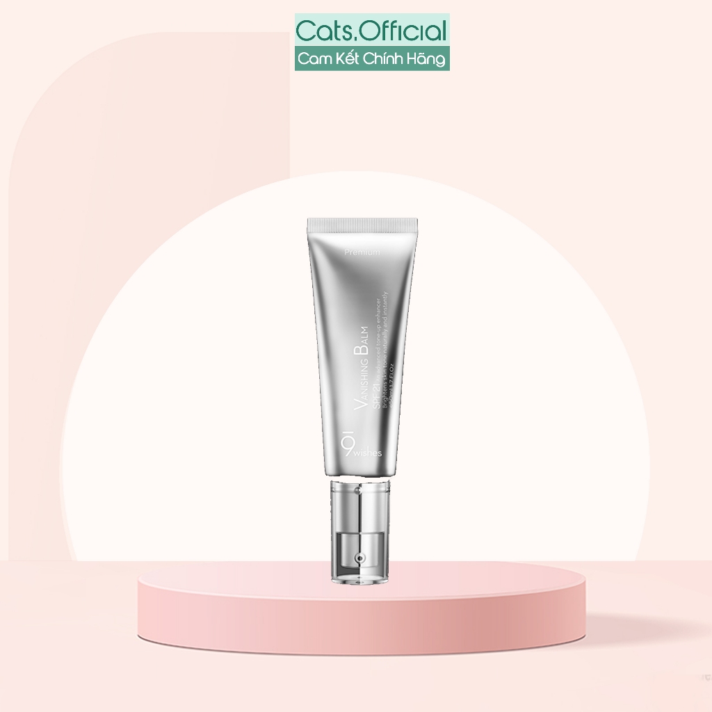 Kem Dưỡng Trắng Da Chống Nắng 9Wishes Vanishing Balm Premium SPF 21++
