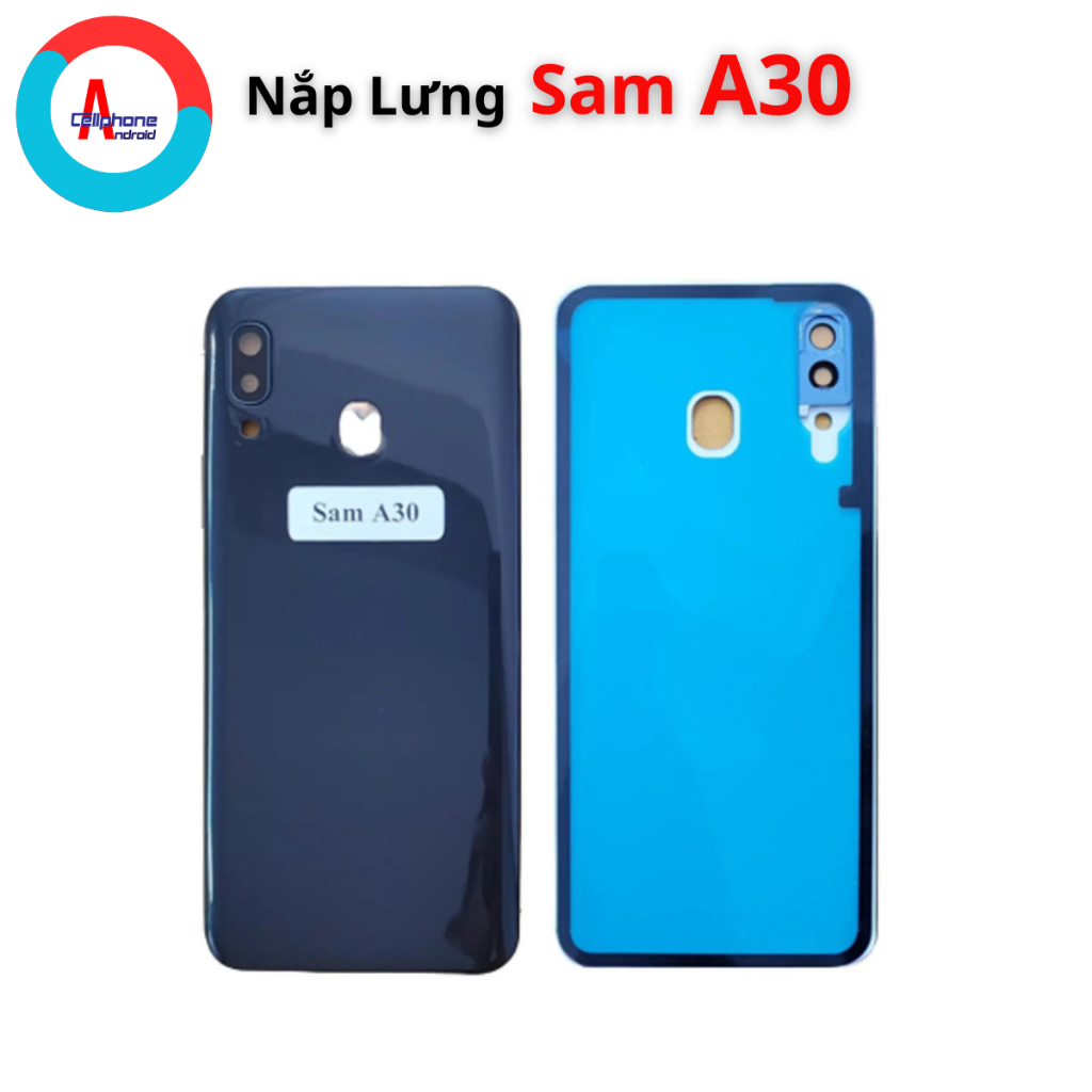 Nắp lưng cho Samsung A30 mới có kính camera dễ thay