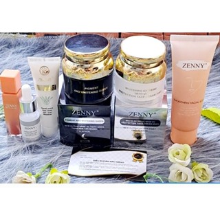 kem zenny  (sỉ từ 3 bộ)ngày đêm  ( tặng  serum,  son sữa rửa mặt ,tế bào chết ) plitanumchính  hãng .sỉ ib