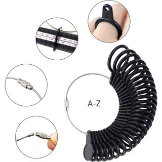 Xâu ni đo size nhẫn vòng 1-33 nhựa - dụng cụ đo size nhẫn - vkh03 - tizz