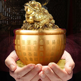 Hũ Vàng Tài Lộc, Hũ Vàng Đựng Gạo, Bát Đựng Gạo, Hũ Đựng Gạo Hợp Kim Đồng Cao Cấp Mang May Mắn Tài Lộc Vào Nhà