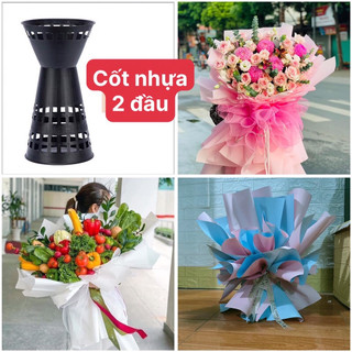 Combo 10 Cốt loe 2 đầu có chân đứng chắc chắn bó hoa cực nhanh