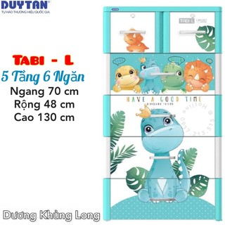 🌱 Tủ Nhựa Duy Tân Tabi-L 5 Tầng 6 Ngăn Tabi-L Size Lớn ( N70 * R48 * C130cm )🌱 Nhiều Mẫu Xinh