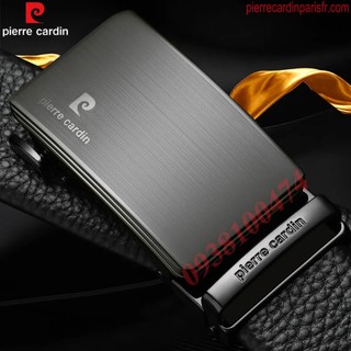 Thắt lưng Pierre Cardin chính hãng khóa tự động dây da bò thật PCJ1147