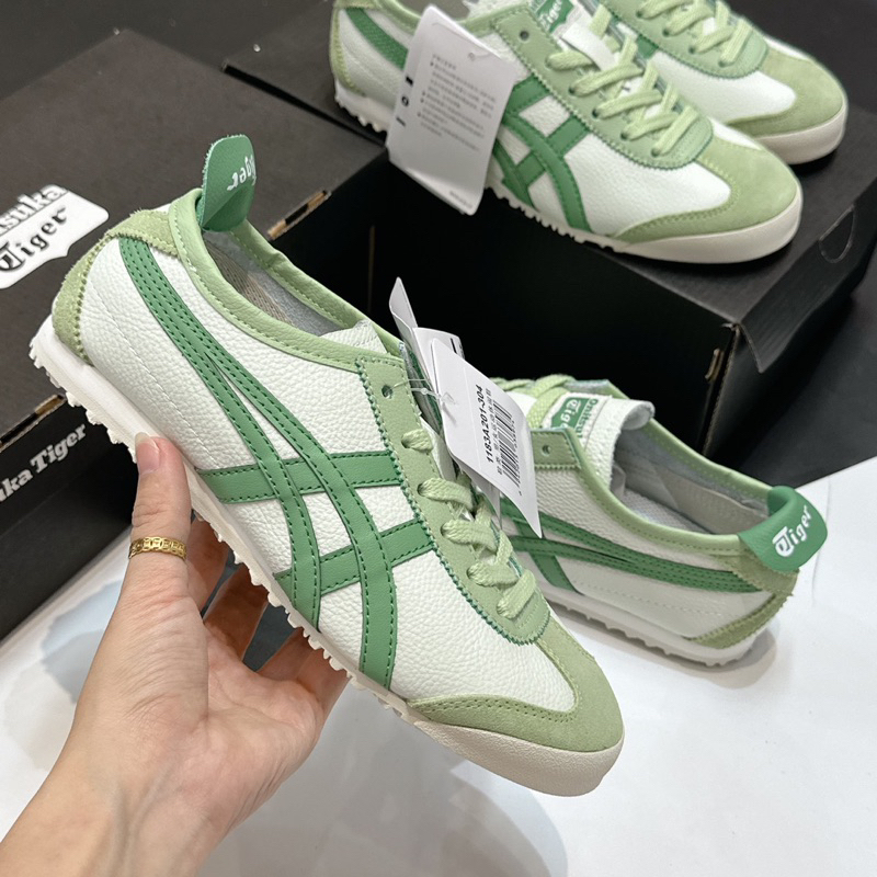 Giày Thể Thao Onitsuka_tiger Xanh Bạc Nam Nữ Full Bill Box