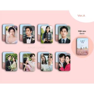 Set 8 card bo góc queen of tears - kim soo hyun, kim ji won