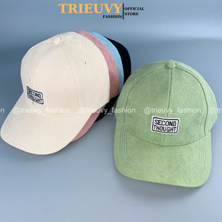 Nón lưỡi trai nam nữ Second Thought, mũ kết chống nắng người lớn thể thao Hàn Quốc thoáng mát - TRIEUVY_FASHION