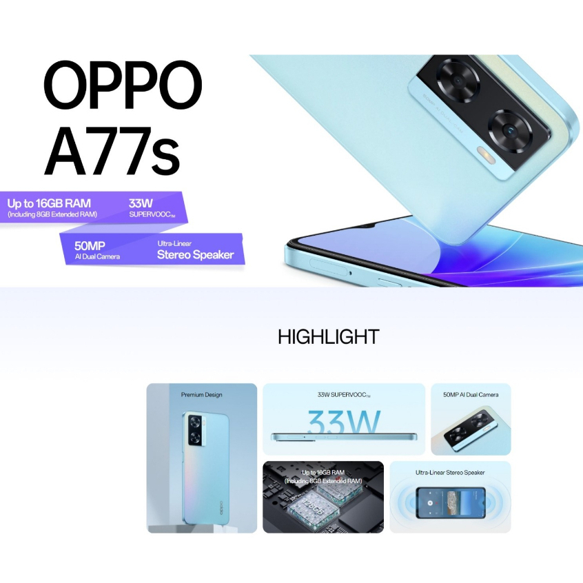 Oppo A77  8GB RAM + 128GB | BigBuy360 - bigbuy360.vn