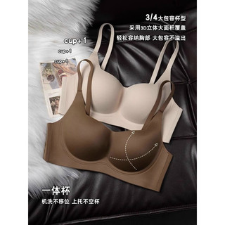 Áo lót Nữ Đẹp Áo ngực Thái không gọng nâng ngực không đường may liền khối su đúc màu da màu trắng mặc áo dài đẹp 977