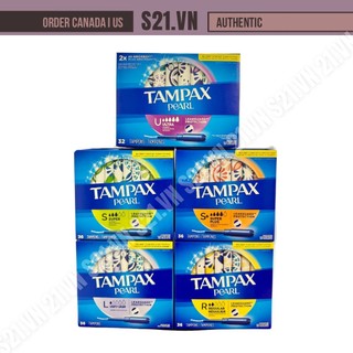 Băng Vệ Sinh Tampon Tampax Pearl 32-36 Cái