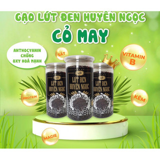 Gạo lứt đen huyền ngọc cỏ may 1kg