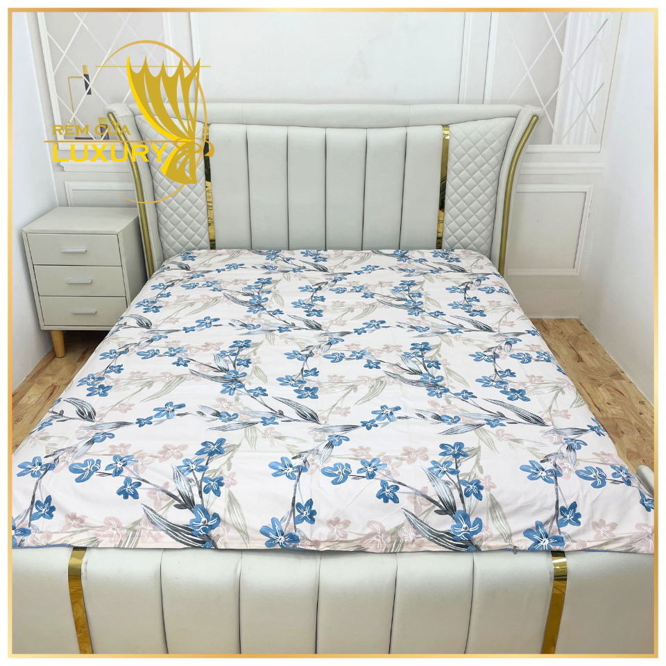 Ga bọc nệm Topper bo chun chân cao 10cm, bọc được tất cả các loại nệm topper đầy đủ kích thước