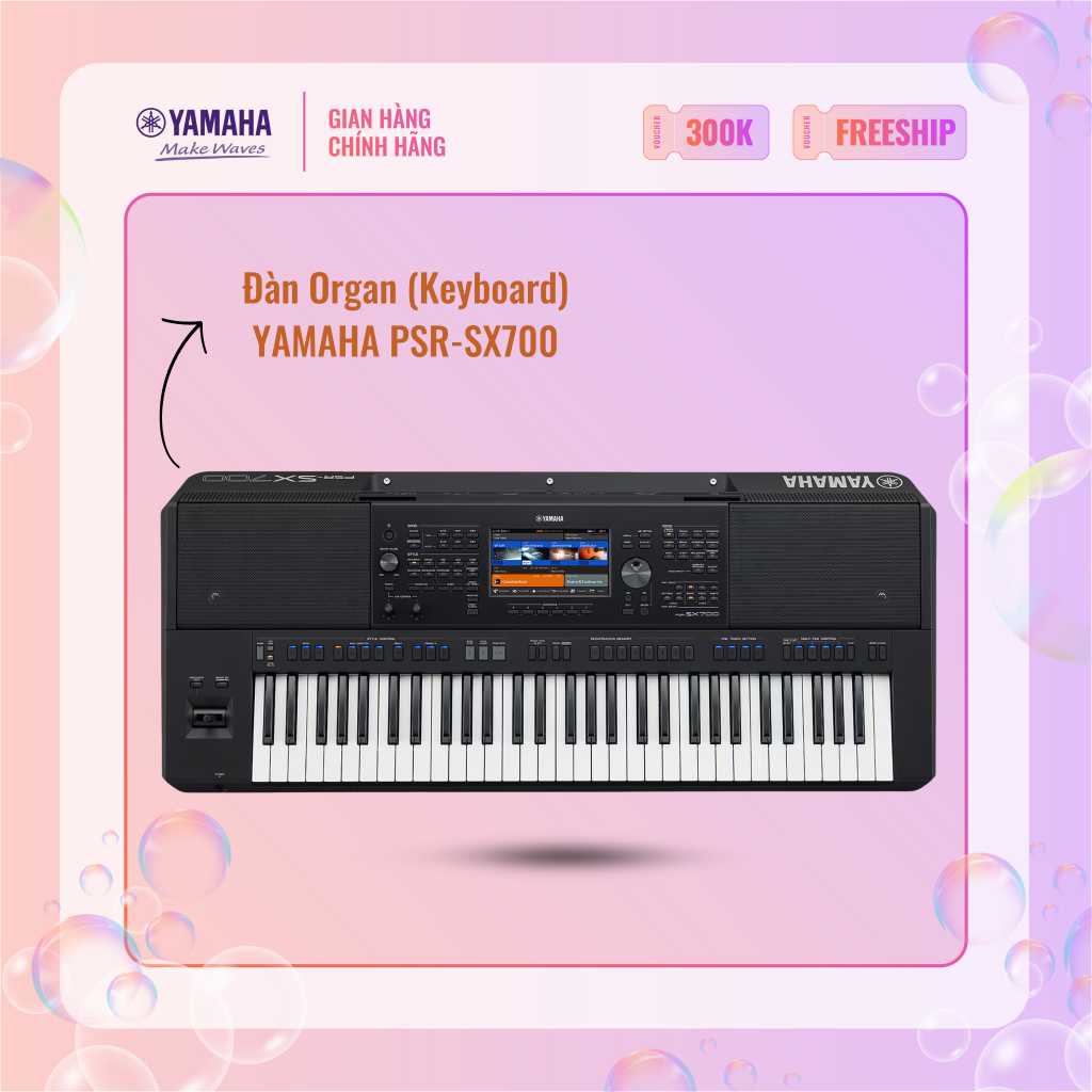 Đàn Organ (Keyboard) YAMAHA PSR-SX700 - Bảo hành chính hãng 12 tháng