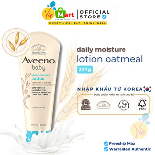 Kem dưỡng da Aveeno Baby dùng hằng ngày cho da thường - Daily Moisture Lotion 227g