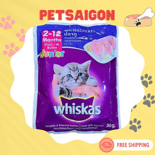 [PATE CHO MÈO] PATE WHISKAS CHO MÈO - GÓI 80G